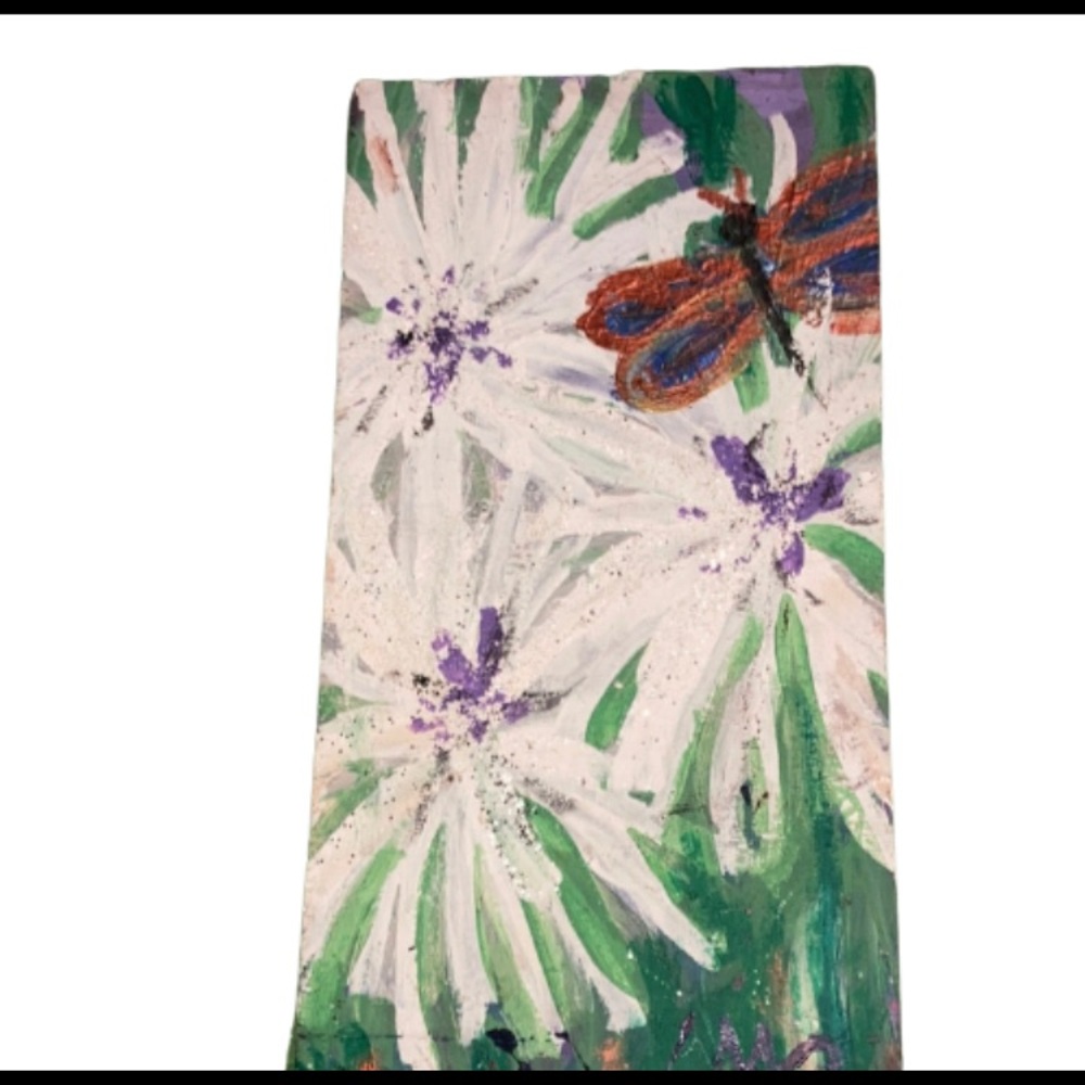 "Dragonfly's Dandy". Original Reclaimed Wood Art